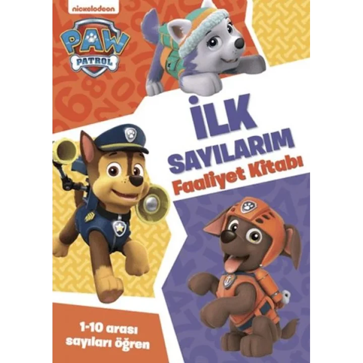 Paw Patrol - İlk Sayılarım Faaliyet Kitabı