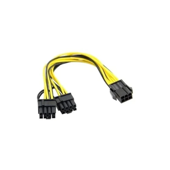 Pci e 8 Pin (6+2) 2X Pci-e Ekran Kartı Power Çoklayıcı Kablosu 4302