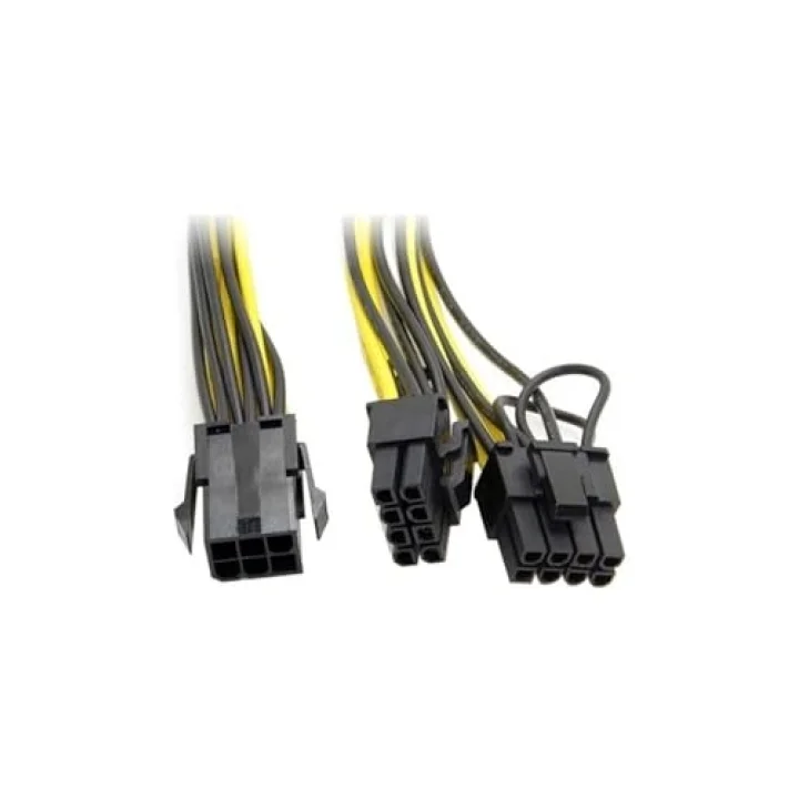 Pci e 8 Pin (6+2) 2X Pci-e Ekran Kartı Power Çoklayıcı Kablosu 4302