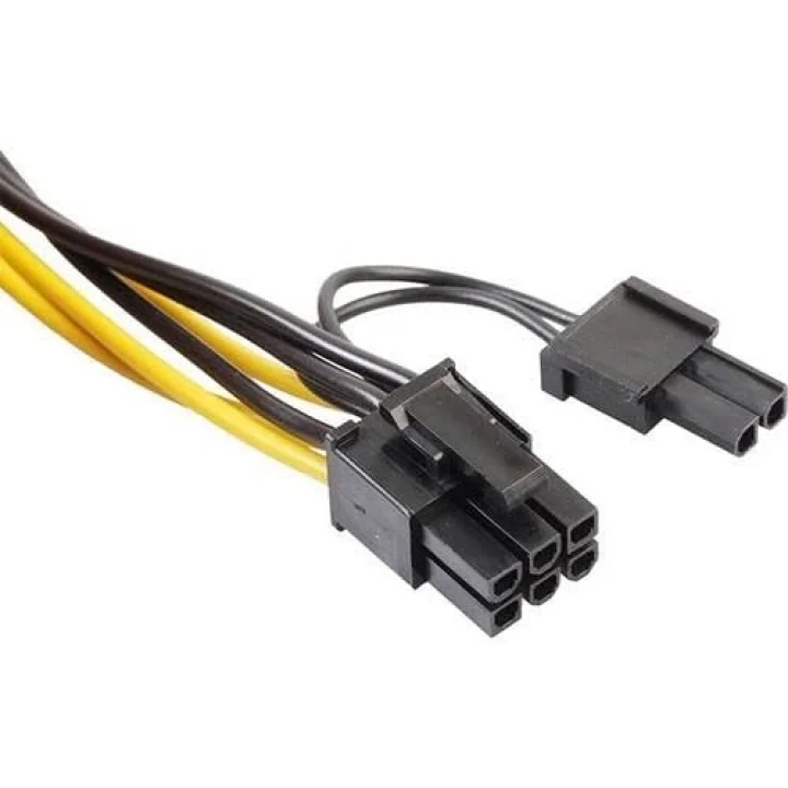 Pci e 8 Pin (6+2) 2X Pci-e Ekran Kartı Power Çoklayıcı Kablosu 4302
