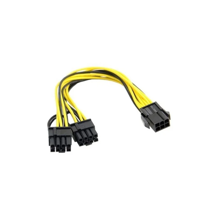 Pci e 8 Pin (6+2) 2X Pci-e Ekran Kartı Power Çoklayıcı Kablosu 4302
