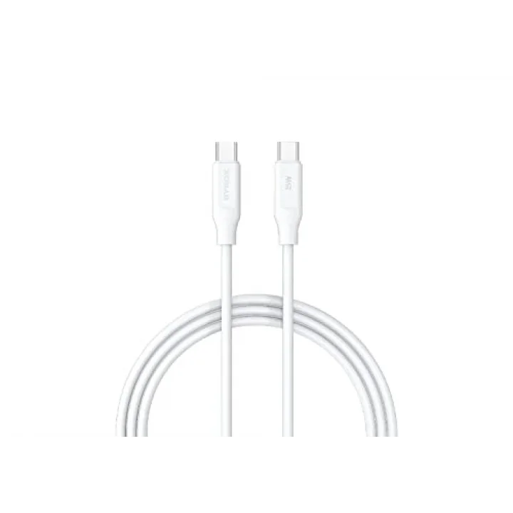 PD25TK Type-C To Type-C Pd 25W Hızlı Data/Şarj Kablosu 1 Metre Beyaz