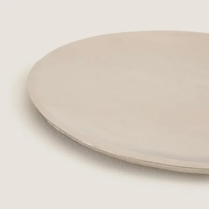 Pearl Dekoratif Tabak 30 Cm Gümüş