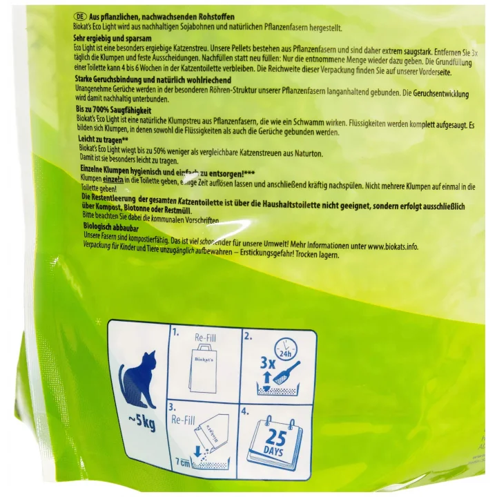 Pelet Kedi Kumu Eco Light 5 lt