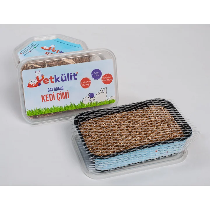 Petkülit Kedi Çimi - Şeffaf