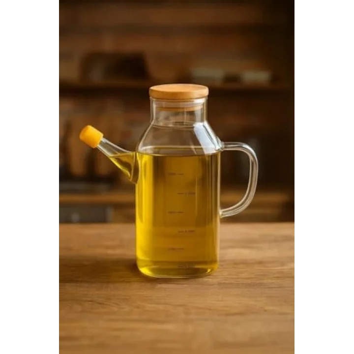 Petto - Bambu Kapaklı Yağdanlık 600ml