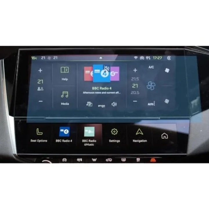 Peugeot 408 10 İnç İle Uyumlu Ekran Koruyucu Multimedya Şeffaf Nano