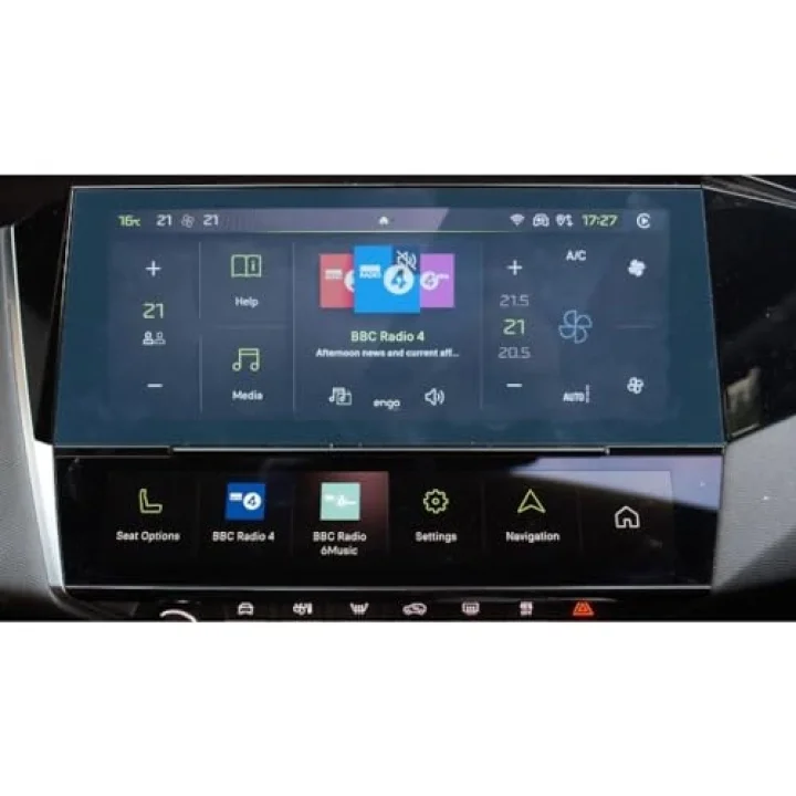 Peugeot 408 10 İnç İle Uyumlu Ekran Koruyucu Multimedya Şeffaf Nano