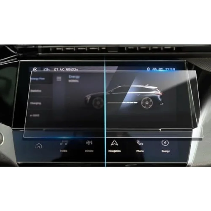 Peugeot 408 10 İnç İle Uyumlu Ekran Koruyucu Multimedya Şeffaf Nano