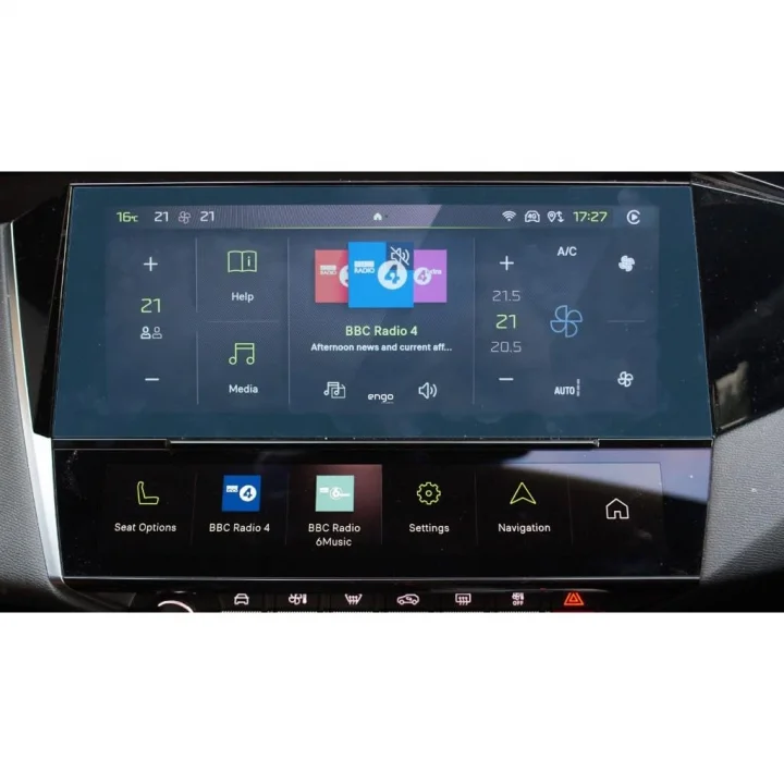 Peugeot 408 10 İnç İle Uyumlu Ekran Koruyucu Multimedya Şeffaf Nano