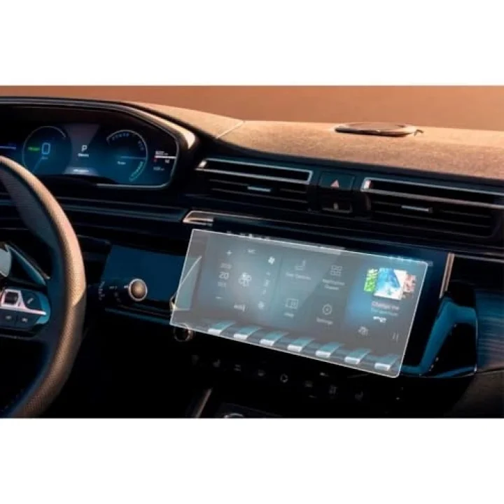Peugeot 508 10 İnç İle Uyumlu Mat Ekran Koruyucu Multimedya Şeffaf