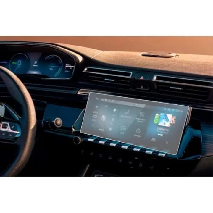 Peugeot 508 10 İnç İle Uyumlu Mat Ekran Koruyucu Multimedya Şeffaf