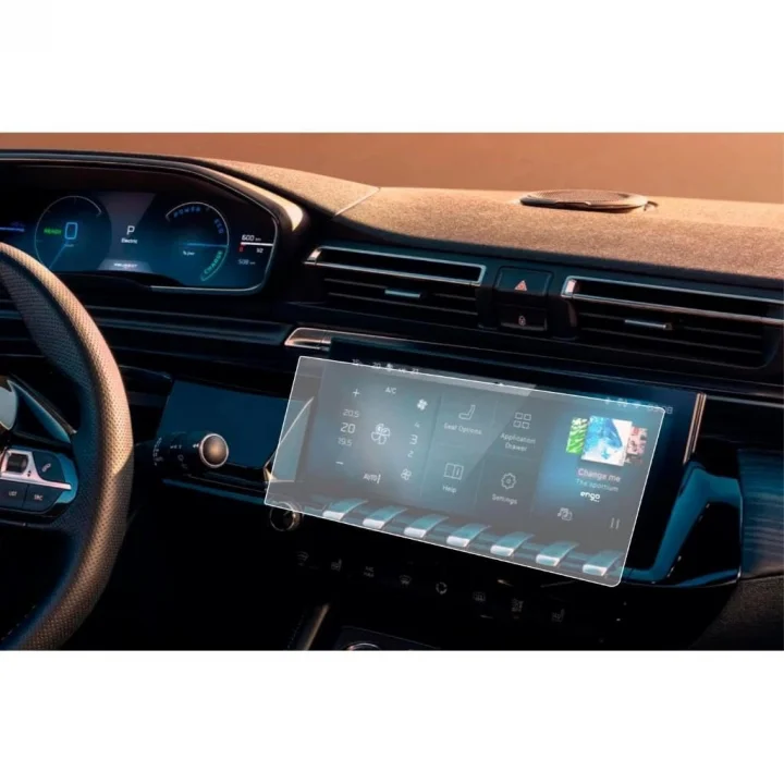 Peugeot 508 10 İnç İle Uyumlu Mat Ekran Koruyucu Multimedya Şeffaf