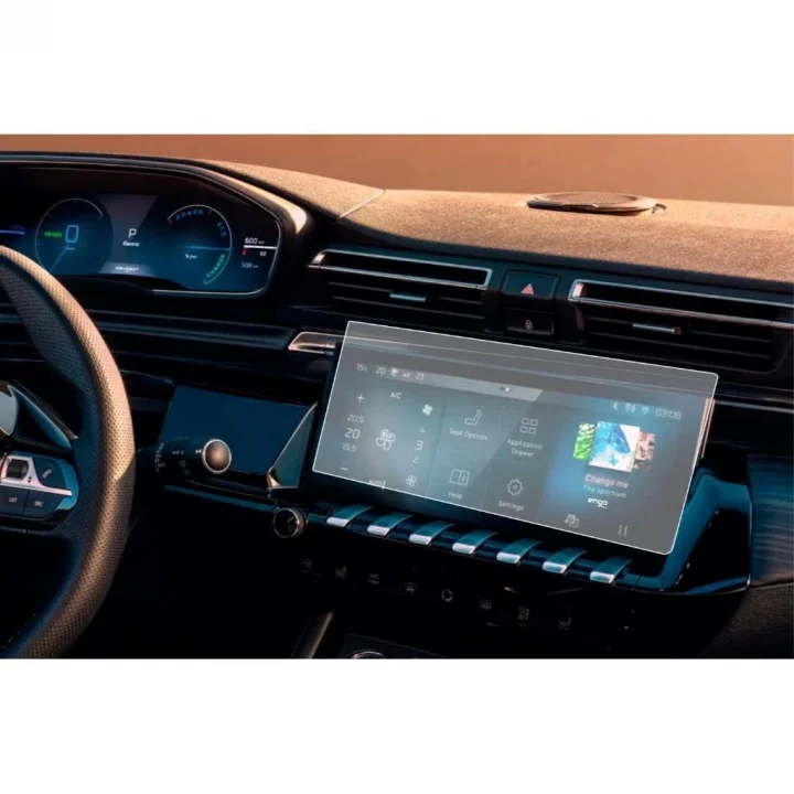 Peugeot 508 10 İnç İle Uyumlu Mat Ekran Koruyucu Multimedya Şeffaf