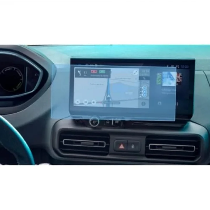 Peugeot Rifter 10 İnç İle Uyumlu Ekran Koruyucu Multimedya Şeffaf Nano
