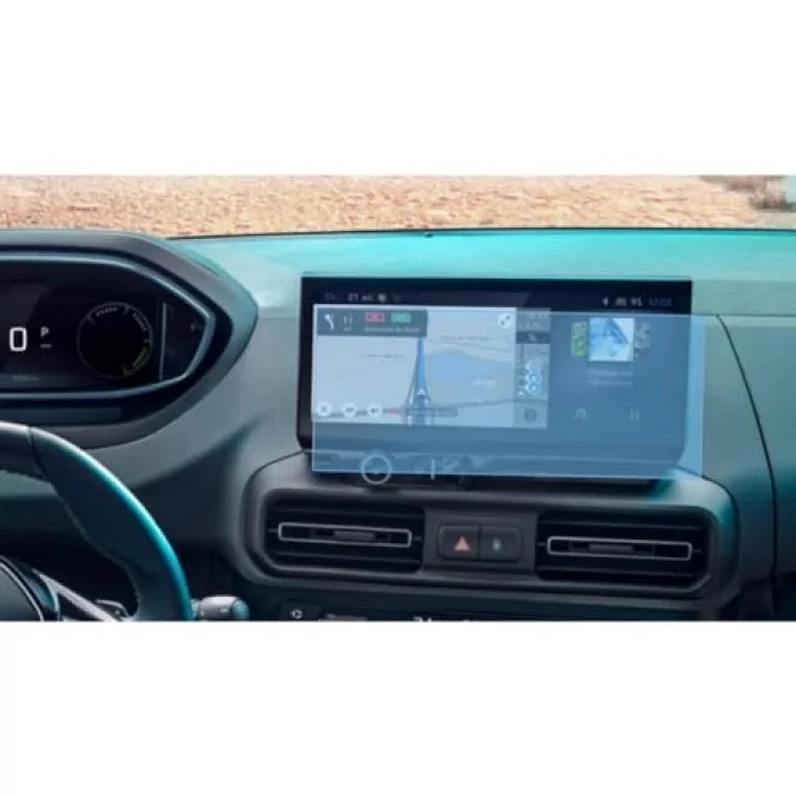 Peugeot Rifter 10 İnç İle Uyumlu Ekran Koruyucu Multimedya Şeffaf Nano