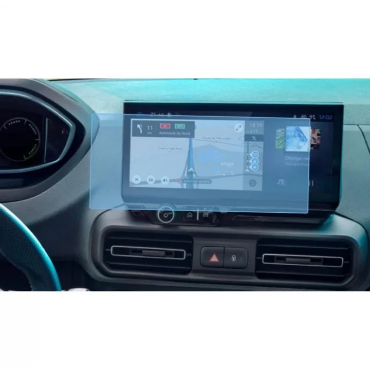 Peugeot Rifter 10 İnç İle Uyumlu Ekran Koruyucu Multimedya Şeffaf Nano