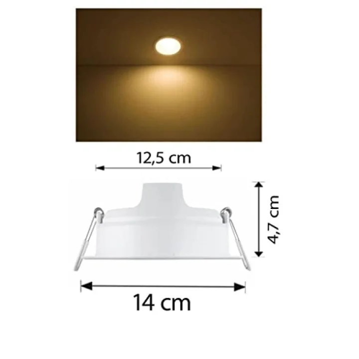 Philips 59464 MESON 125 13W 30K WH recessed LED