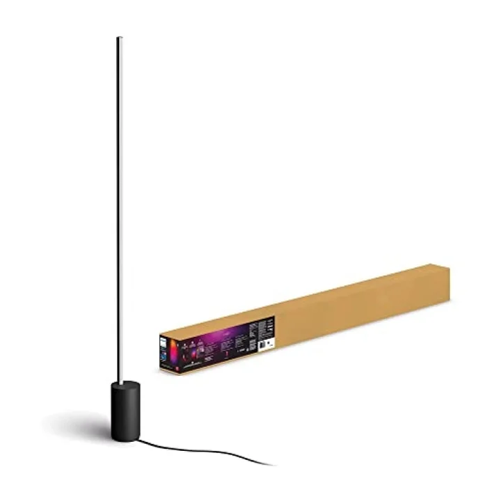 Philips Hue Gradient Signe Akıllı Led Zemin Işığı, Lambader, Siyah - 25.000 Saat Ampul Kullanım Ömrü