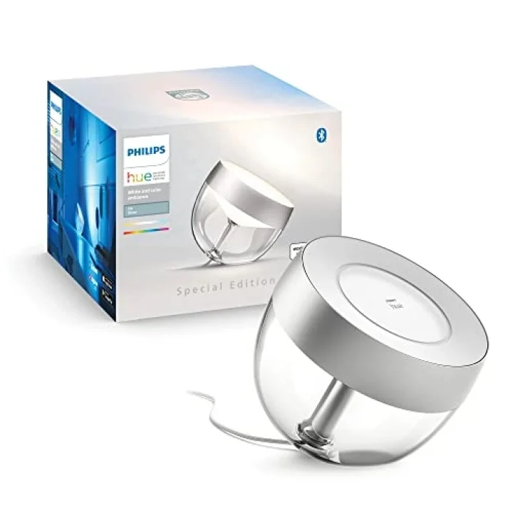 Philips Hue Iris Gümüş Akıllı Led Masa Lambası, Özel Seri, Gen4
