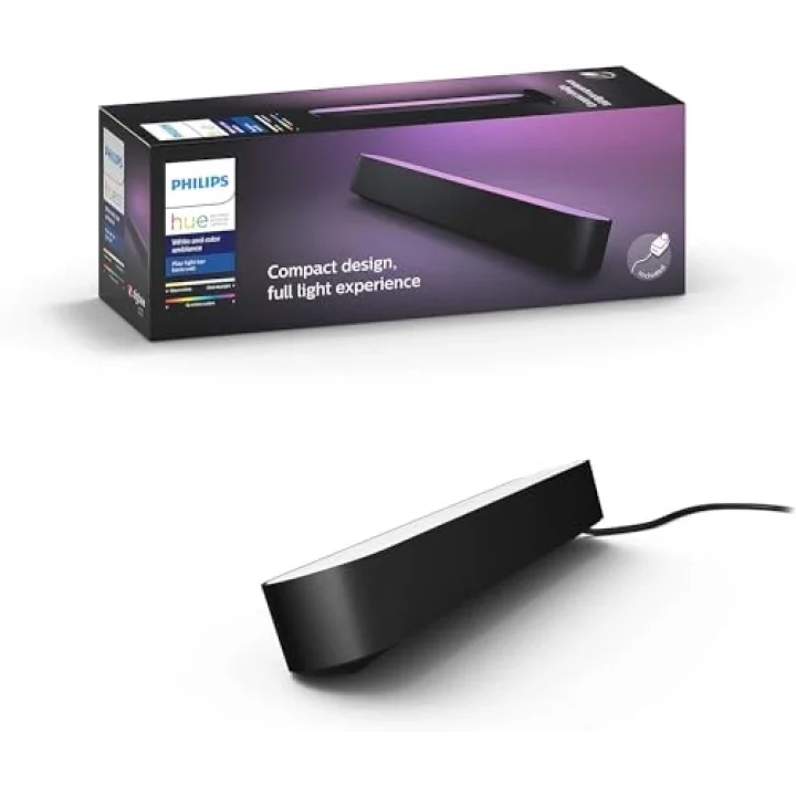 Philips Hue Play, Akıllı LED Aydınlatma, Siyah, Güç Adaptörü Dahil - 25.000 Saat Ampul Kullanım Ömrü
