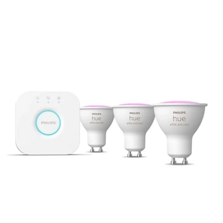 Philips HueWCA 4.2W GU10 Renkli Spot Akıllı Ampul 3lü Başlangıç Seti