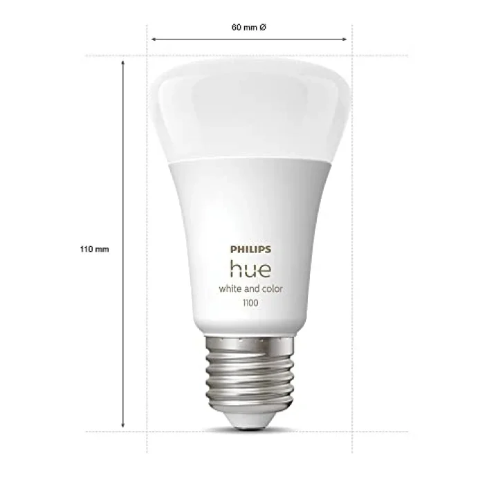Philips HueWCA 9-75W Renkli Akıllı Ampul E27 Bluetooth Özellikli - 25.000 Saat Ampul Kullanım Ömrü