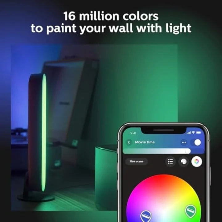 Philips HueWCA Play Genişletme Paketi, Akıllı LED Aydınlatma, Siyah (Güç adaptörü dahil değildir) - 25.000 Saat Ampul Kullanım Ömrü