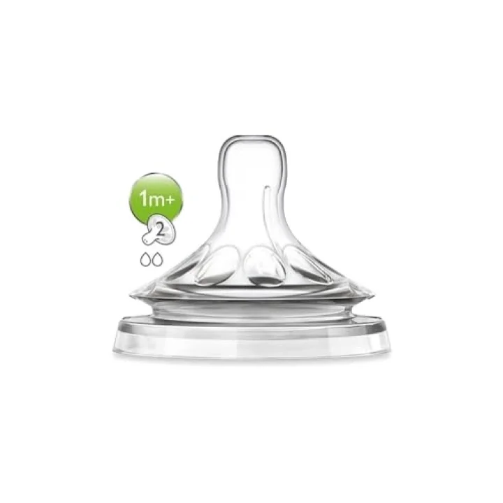 Philips Natural Biberon Emziği, 2 Numara, 1m+ 2li 51771