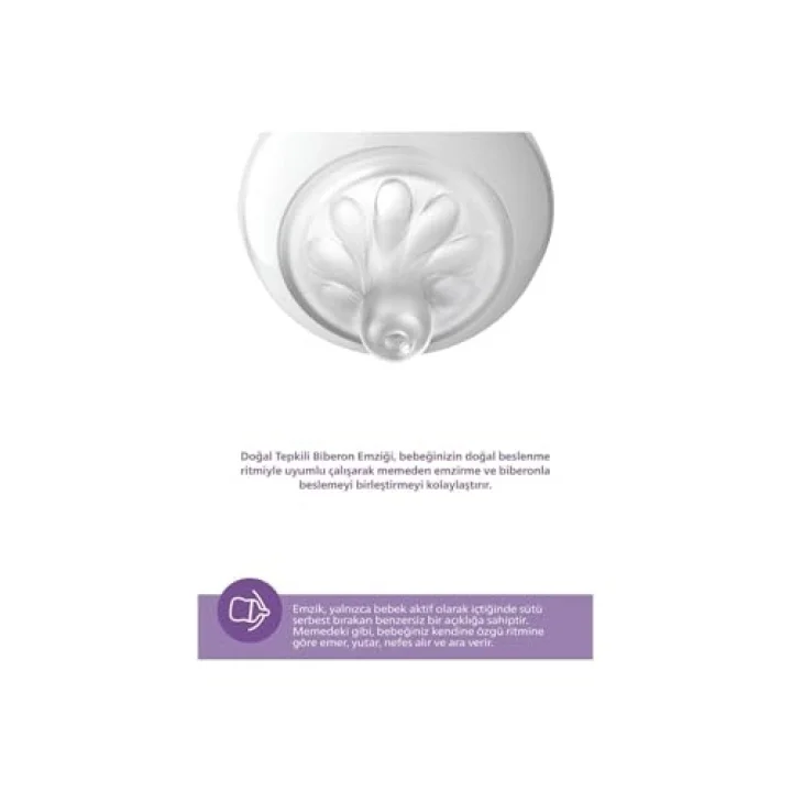 Philips Natural Güvenli Cam Biberon 240ml 0+ay