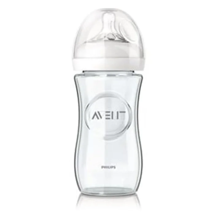 Philips Natural Güvenli Cam Biberon 240ml 0+ay