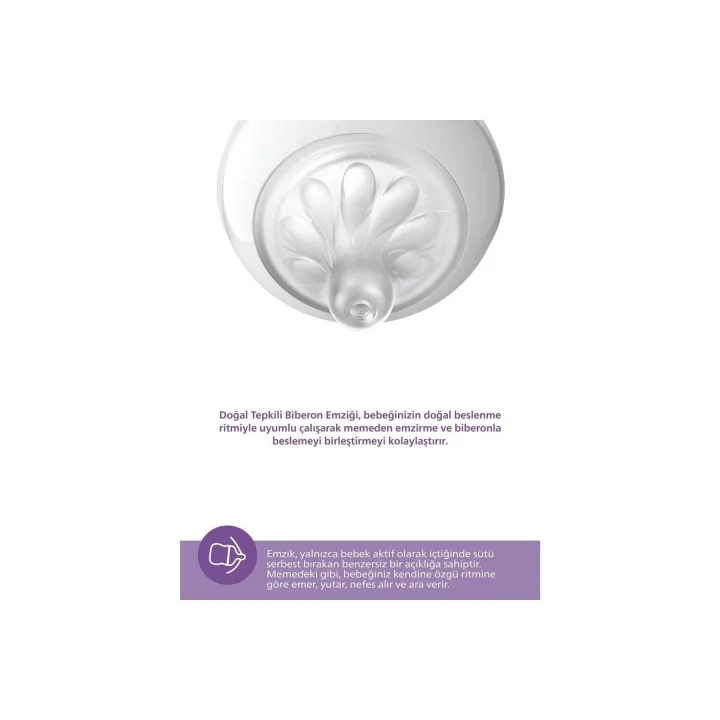 Philips Natural Güvenli Cam Biberon 240ml 0+ay
