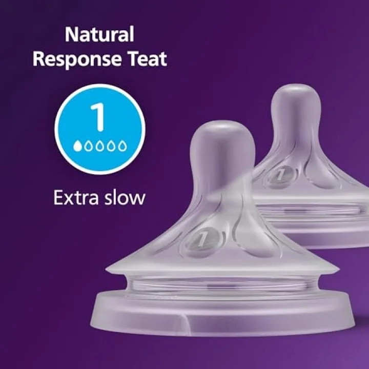 Philips Natural Response 2li Biberon Emziği, 1 Numara, 0 Ay