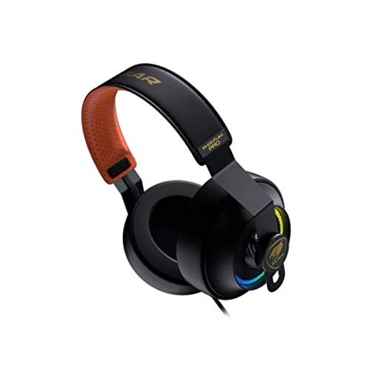 Phontum Pro Surround Virtual 7.1 mikrofonlu oyun kulaklığı, siyah