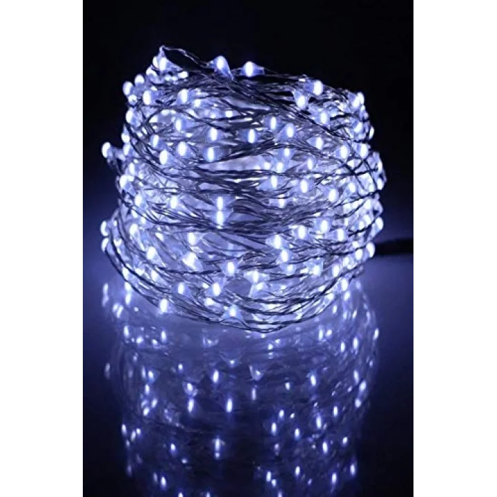 ® Pilli 5 metre Dekoratif Peri Led Beyaz Aydınlatma Süsleme Lambası