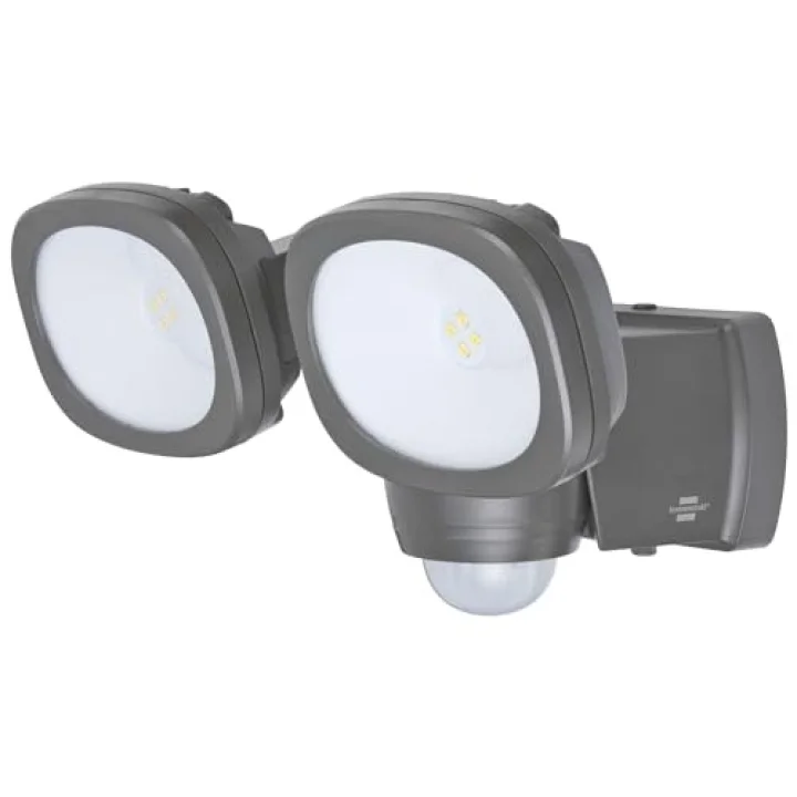 Pilli LED Spot Lamba LUFOS / Kablosuz LED Dış Mekan Spotu Pilli ve Hareket Sensörlü, 8 Adet LED Lamba, 2 x 240 Lümen, Dış Mekan için