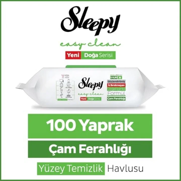 Pine Yüzey Temizlik Havlusu Mendili Çam Ferahlığı 100 Yaprak