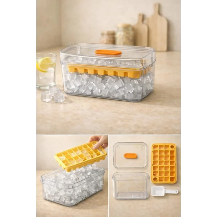 PinmooTek Katlı Buzluk Sarı