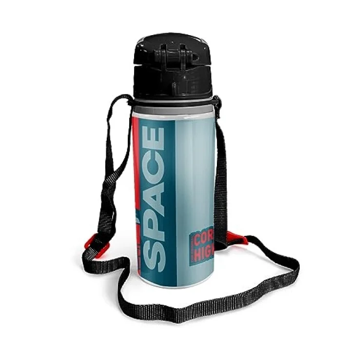 Pipetli Alüminyum Matara (600 ml)
