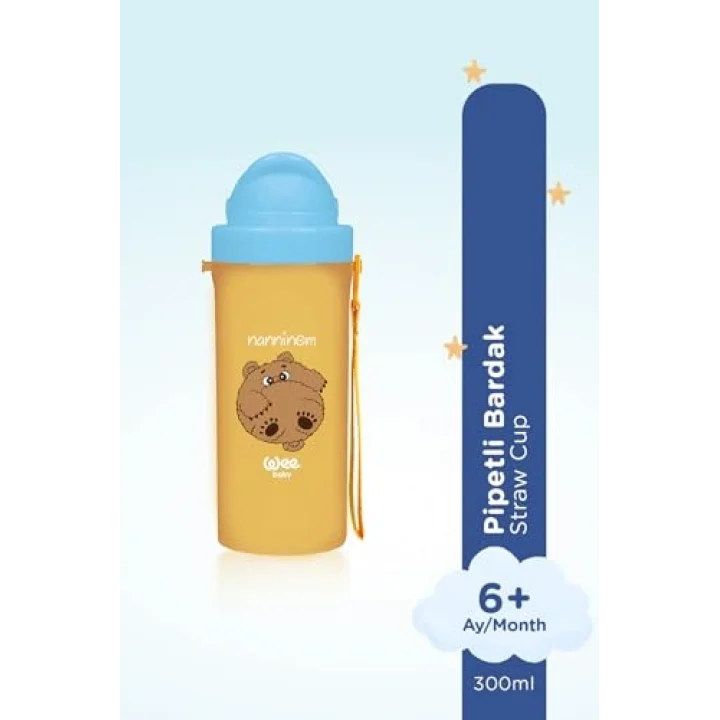 Pipetli Bardak 200 ml - MAVİ