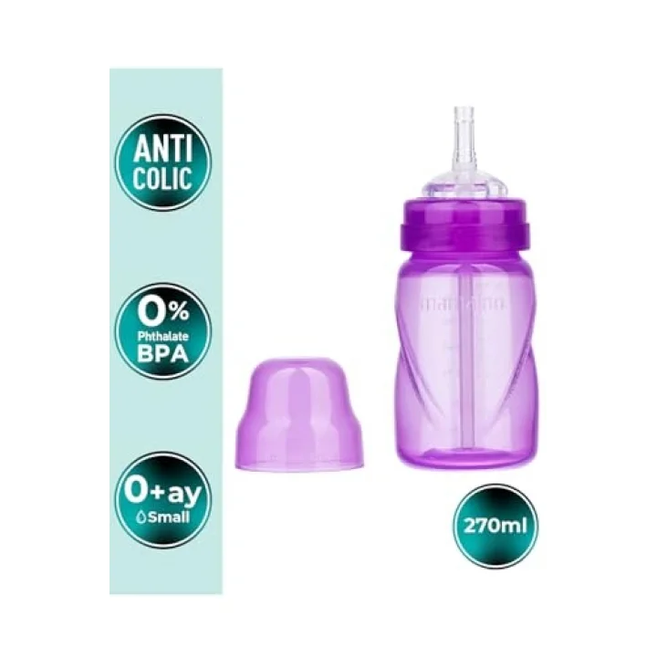 Pipetli Bardak 270 ml/Mor