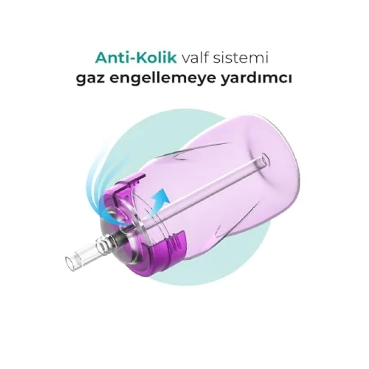 Pipetli Bardak 270 ml/Mor