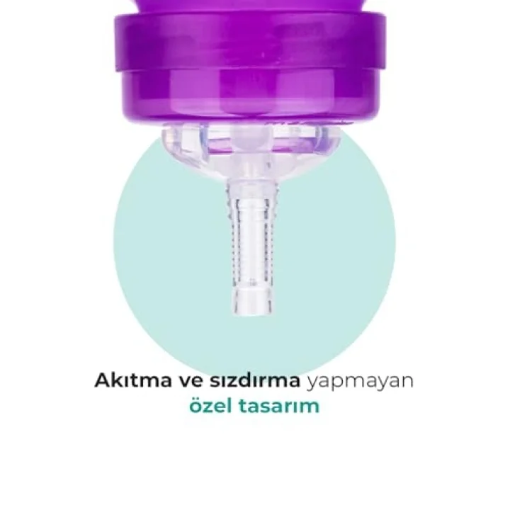 Pipetli Bardak 270 ml/Mor