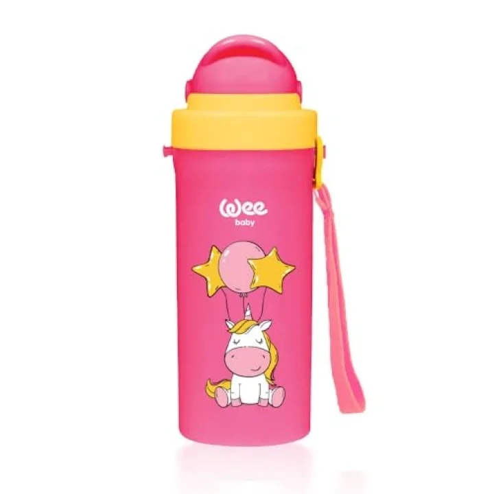 Pipetli Bardak 300 ml - PEMBE