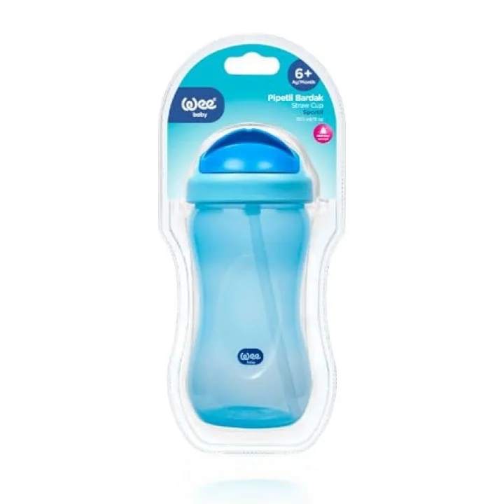 Pipetli Bardak 350 ml - MAVİ