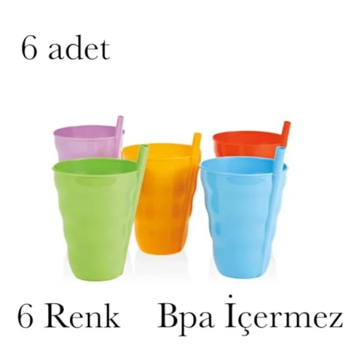 Pipetli Bardak Bpa İçermez Pipetli Bardak Meşrubat Bardağı