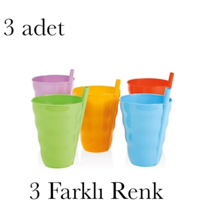 Pipetli Bardak Bpa İçermez Pipetli Bardak Meşrubat Bardağı