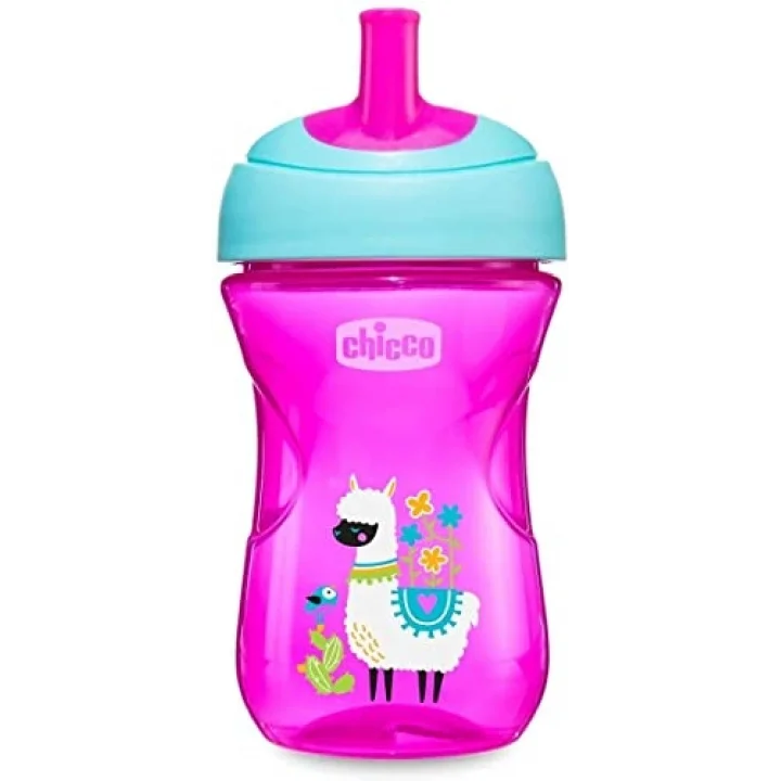 Pipetli Eğitim Bardağı (Pembe/Mor)