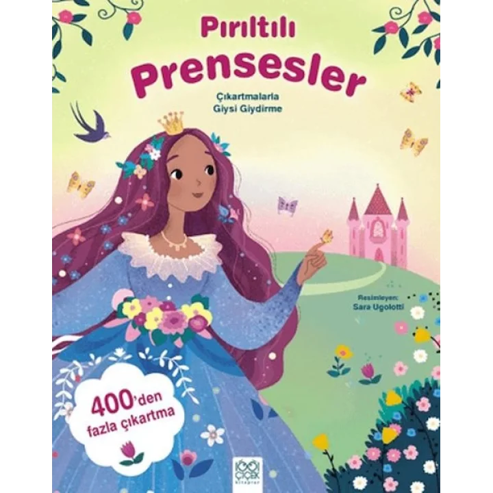 Pırıltılı Prensesler – Çıkartmalarla Giysi Giydirme