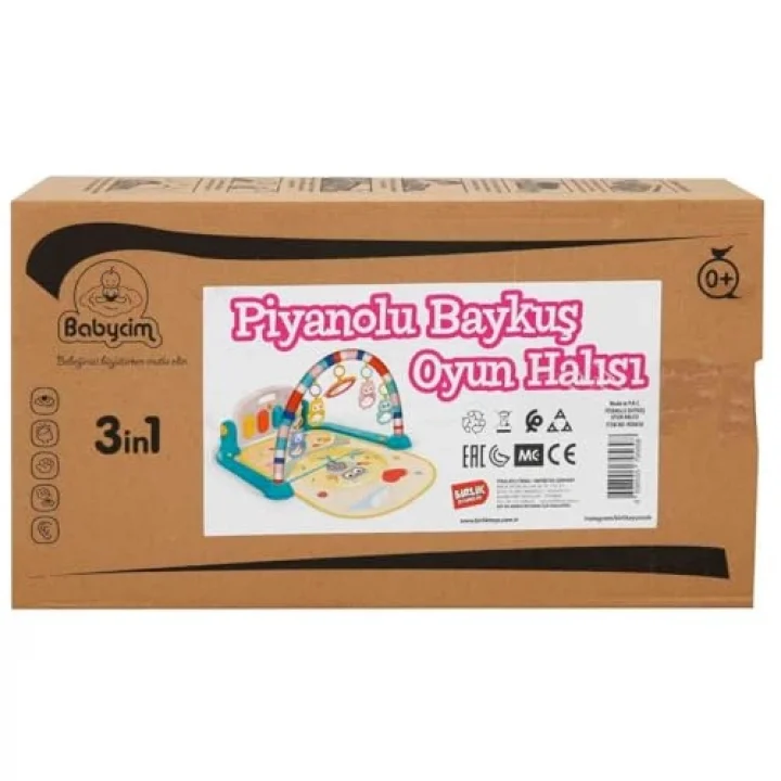 Piyanolu Baykuş Oyun Halısı
